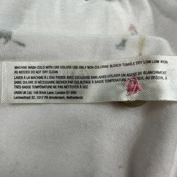 Anthropologie Pajama Pants Womens 3X White Emily Isabella Winter Skater Holiday - Picture 11 of 16